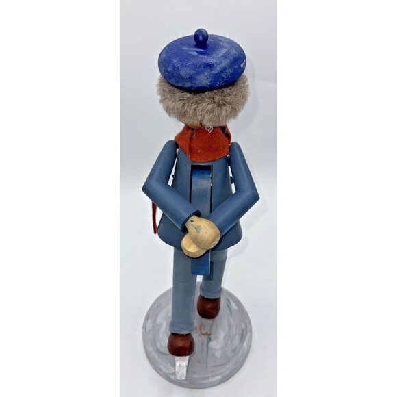 Vintage Heirloom Collection ZIMS Ice Skating Nutcracker (Approx. 14" Tall) 1999 - Picture 10 of 16